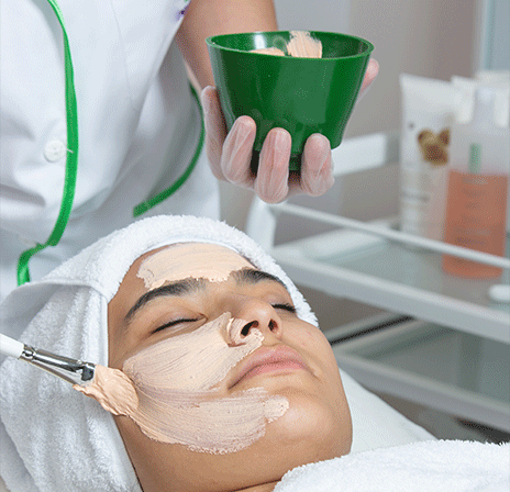 Purple Salon Face Mask Services