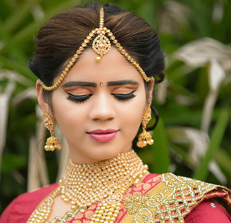 Purple Salon Bridal Makeup Look Services